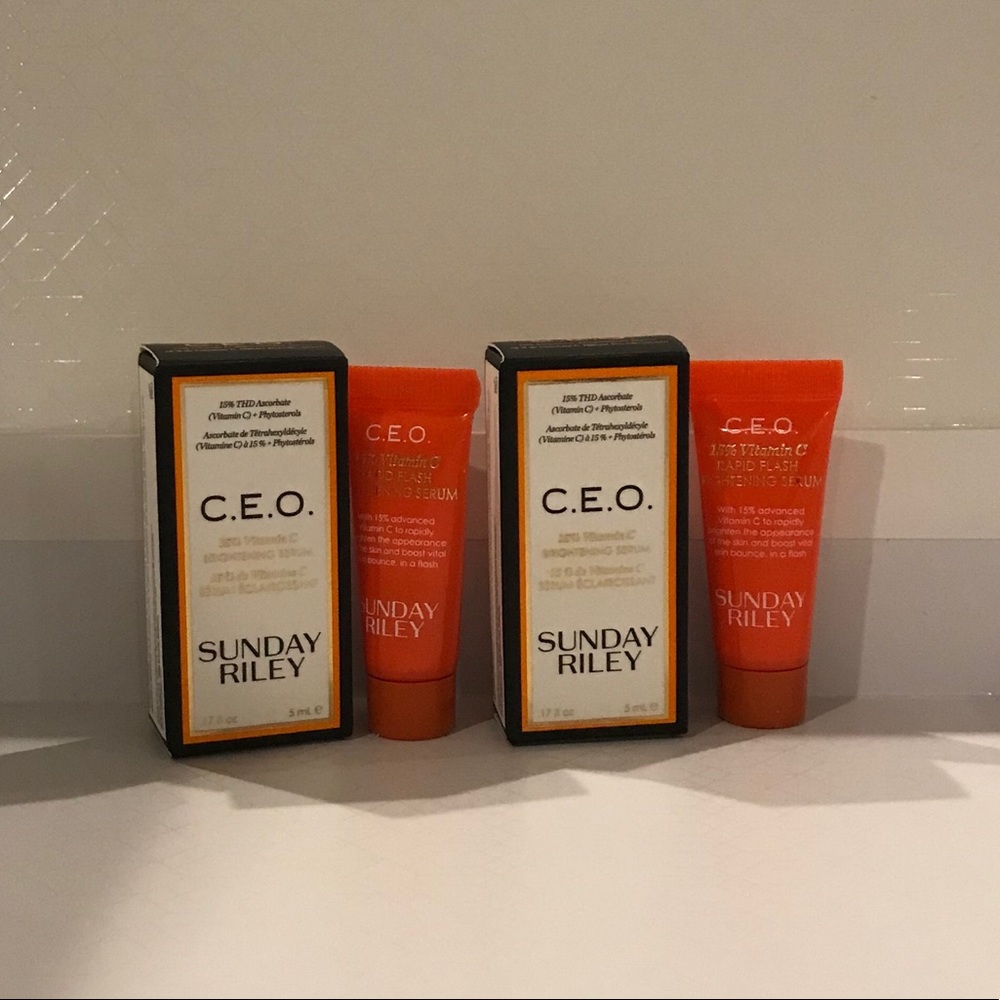 Sunday Riley CEO Rapid Flash Serum X2 New